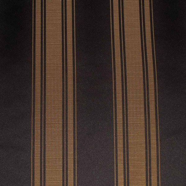Damask Stripe Noir Fabric - SR14278