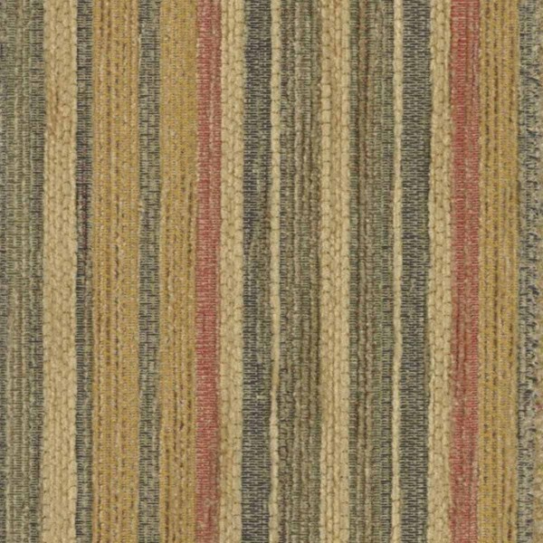 Maida Vale Candy Stripe Gold Upholstery Fabric - SR14641