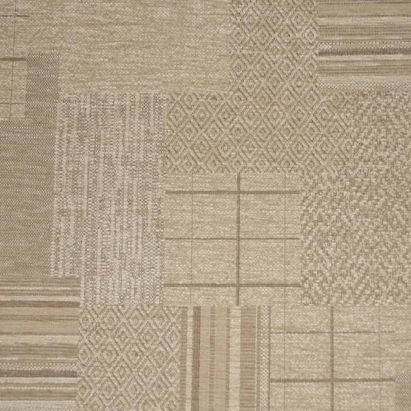 Maida Vale Patchwork Linen Upholstery Fabric - SR14662