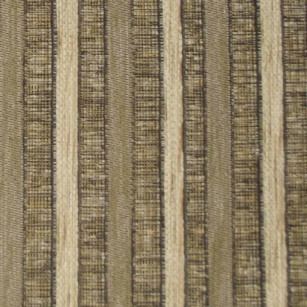 Montana Stripe Truffle Fabric - SR12122 Ross Fabrics