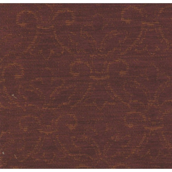 Coniston Fleur Wine Fabric - SR16427 Ross Fabrics