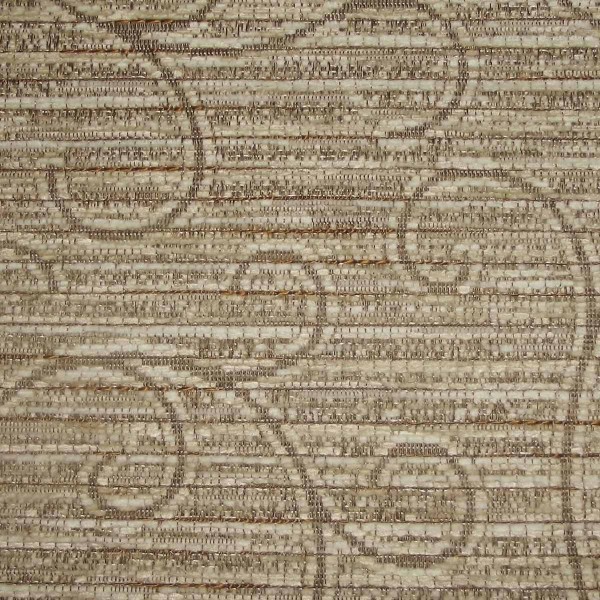 Holland Park Swirl Travertine Fabric - SR12542
