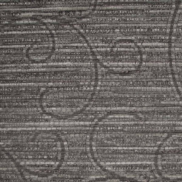Holland Park Swirl Grey Fabric - SR12545