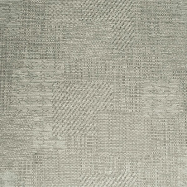 Kilburn Patchwork Silver Fabric - SR12954 Ross Fabrics