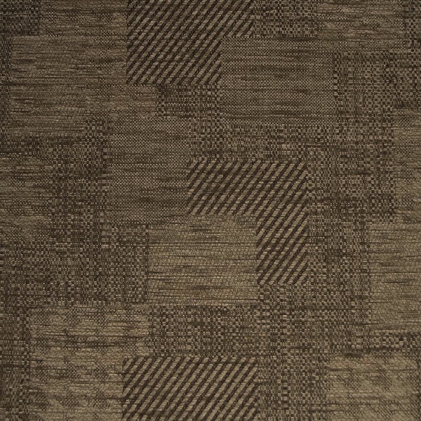Kilburn Patchwork Clay Upholstery Fabric - SR12956