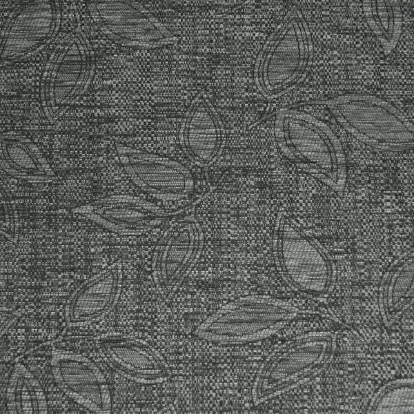 Kilburn Leaf Flint Upholstery Fabric - SR12975