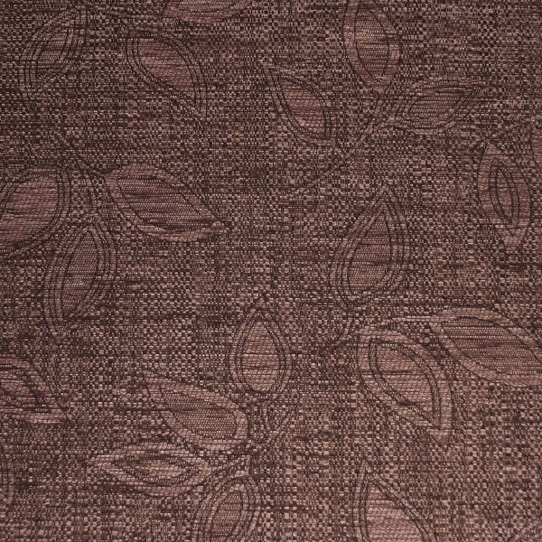Kilburn Leaf Plum Fabric - SR12978 Ross Fabrics