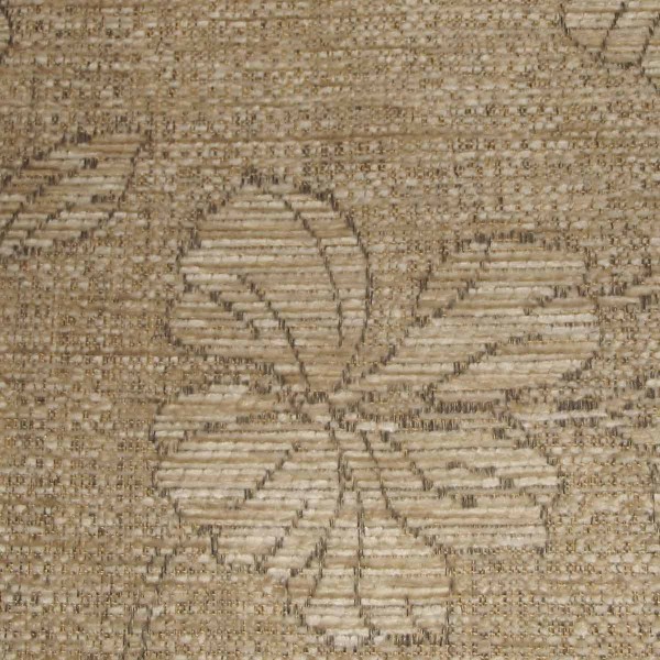 Caledonian Designs Floral Oatmeal Upholstery Fabric - SR15250