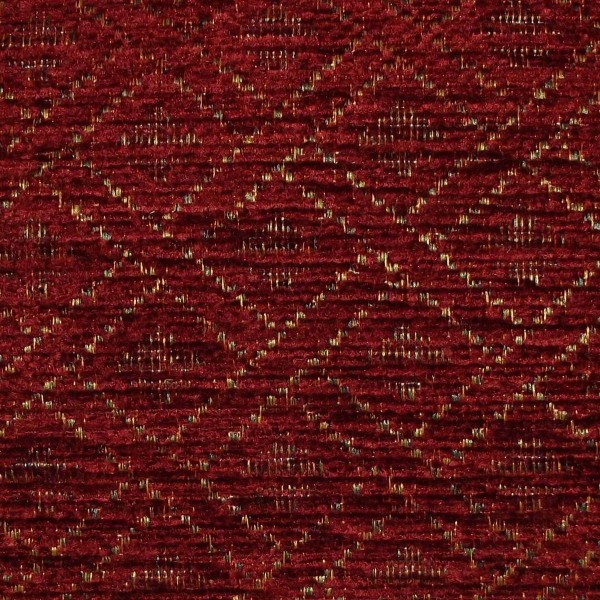 Camden Diamond Wine Upholstery Fabric - SR15505