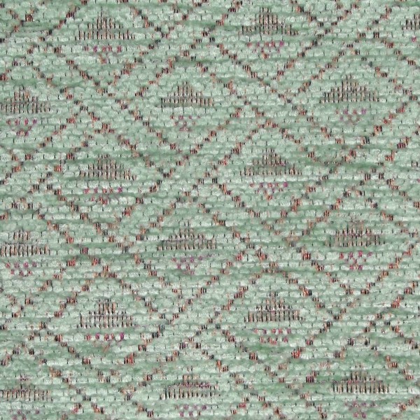 Camden Diamond Duck Egg Upholstery Fabric - SR15506