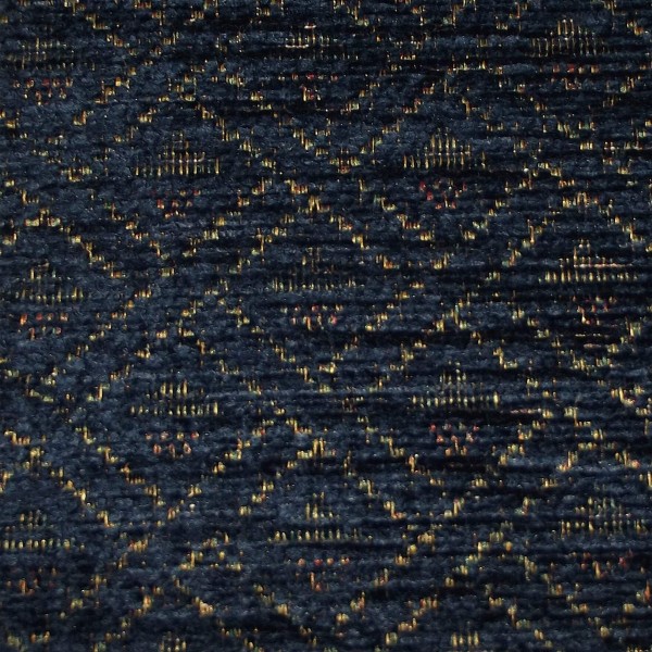 Camden Diamond Navy Upholstery Fabric - SR15508