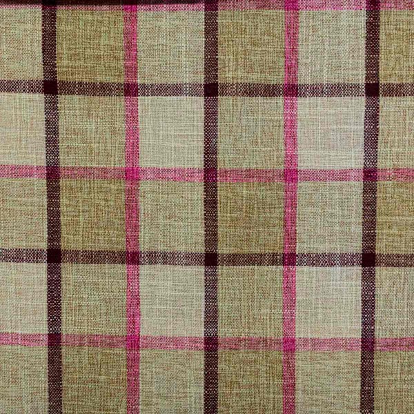 Beaumont Check Pattern Camel Upholstery Fabric