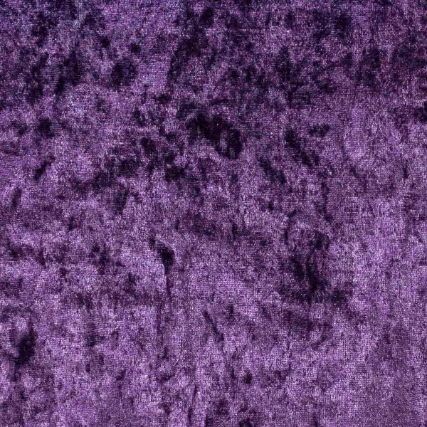 Shimmer Crushed Velvet Grape Upholstery Fabric