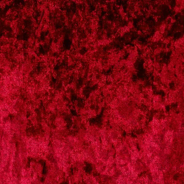 Shimmer Crushed Velvet Red Fabric | Beaumont Fabrics