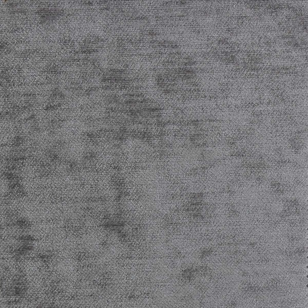 Zest Plain Crush Silver Upholstery Fabric