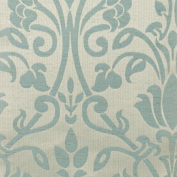 Woburn Medallion Blue Upholstery Fabric - SR17051