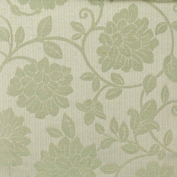 Woburn Floral Green Upholstery Fabric - SR17073