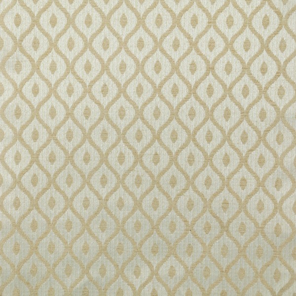 Woburn Trellis Gold Upholstery Fabric - SR17080