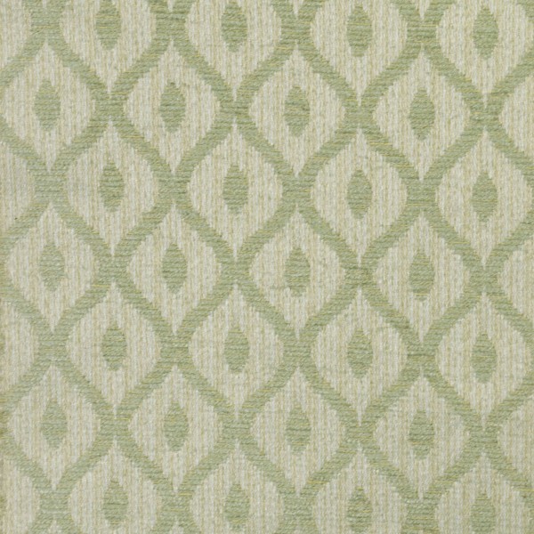 Woburn Trellis Green Fabric - SR17083 Ross Fabrics