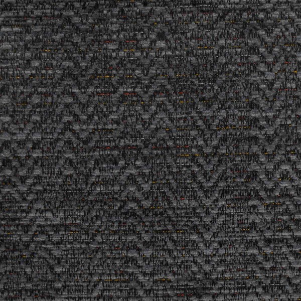 Cromwell Herringbone Slate Upholstery Fabric - SR14744