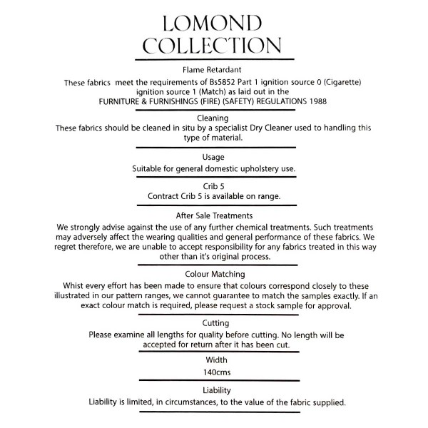 Lomond Traditional Check Denim Upholstery Fabric