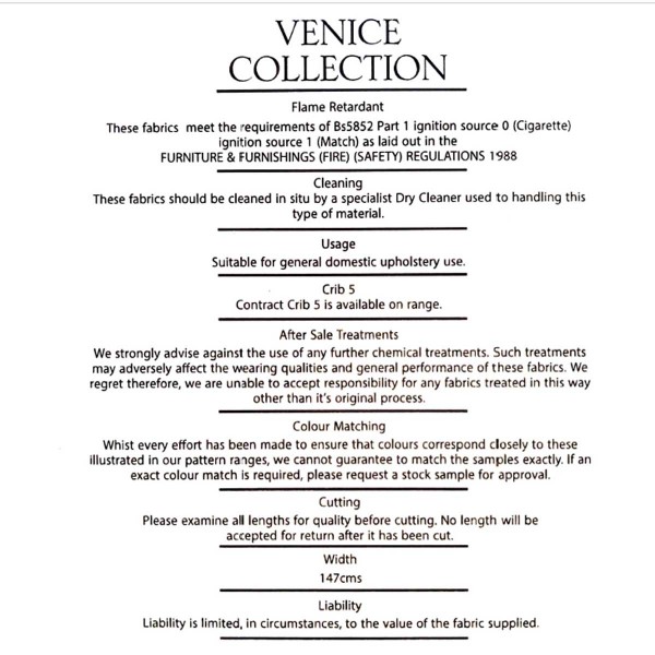 Venice Linen Soft Weave Fabric | Beaumont Fabrics