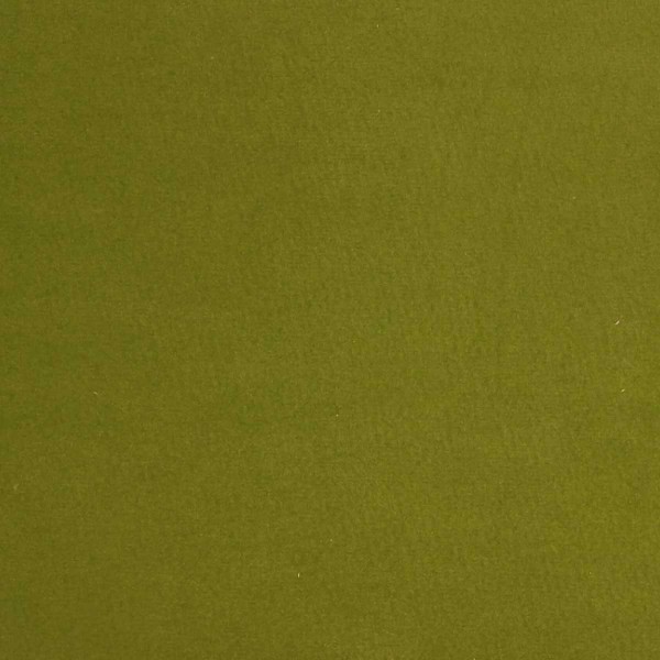 Notting Hill Plain Olive Velvet Upholstery Fabric - SR16259