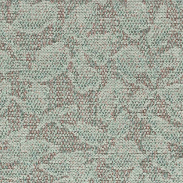 Bergamo Floral Mint Upholstery Fabric - BER3343