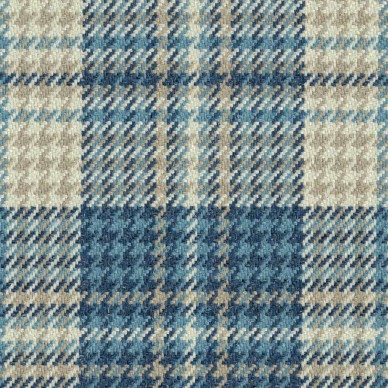 Bologna Tartan Marine Upholstery Fabric - BOL3258