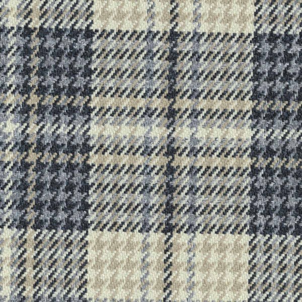 Bologna Tartan Midnight Upholstery Fabric - BOL3262