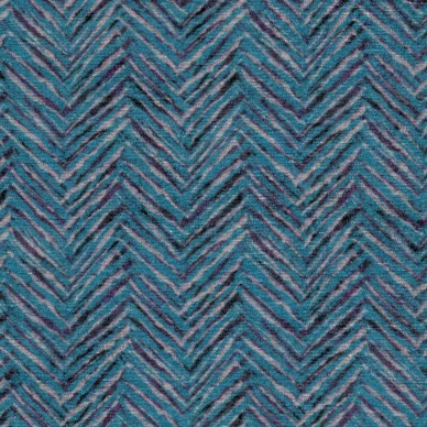 blue chevron fabric