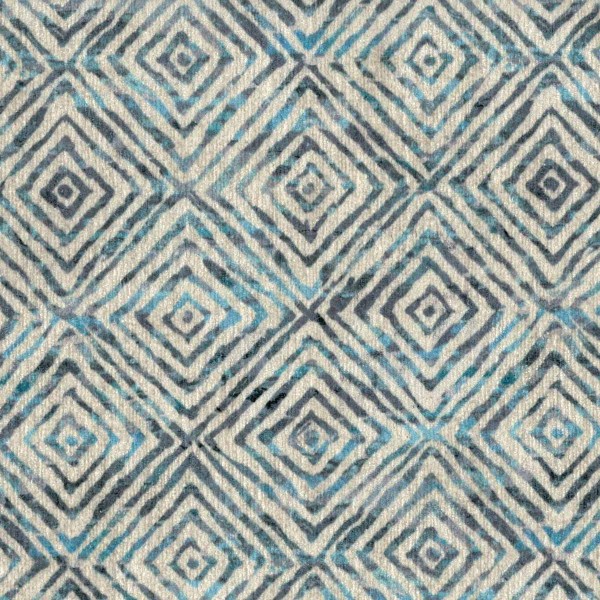 Accento Diamond Blue Steel Upholstery Fabric - ACC3104
