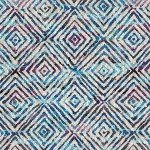 Accento Diamond Purple Blue Upholstery Fabric - ACC3109