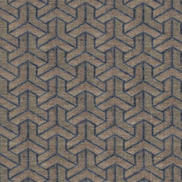 Accento Geometric Beige Upholstery Fabric - ACC3117