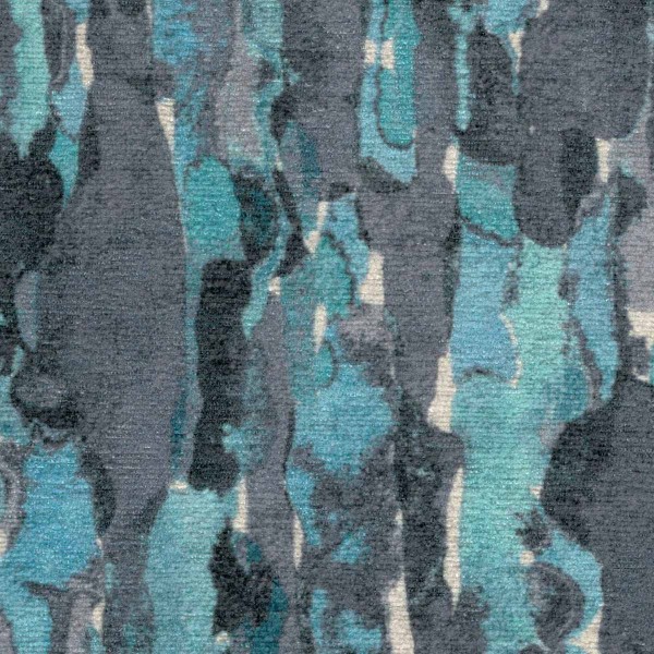 Accento Paint Blue Steel Fabric - ACC3128 Cristina Marrone