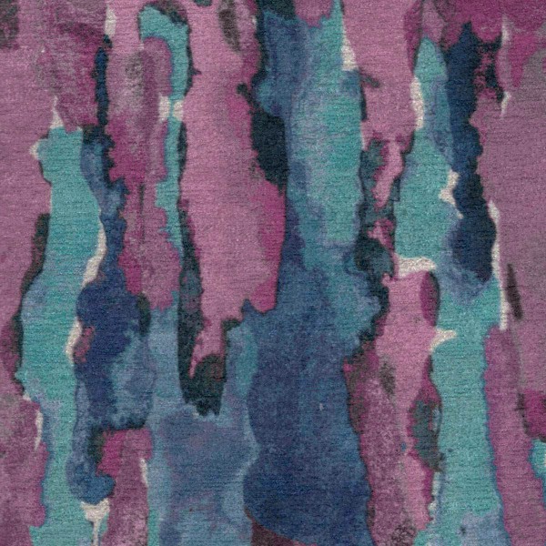 Accento Paint Purple Blue Upholstery Fabric - ACC3133