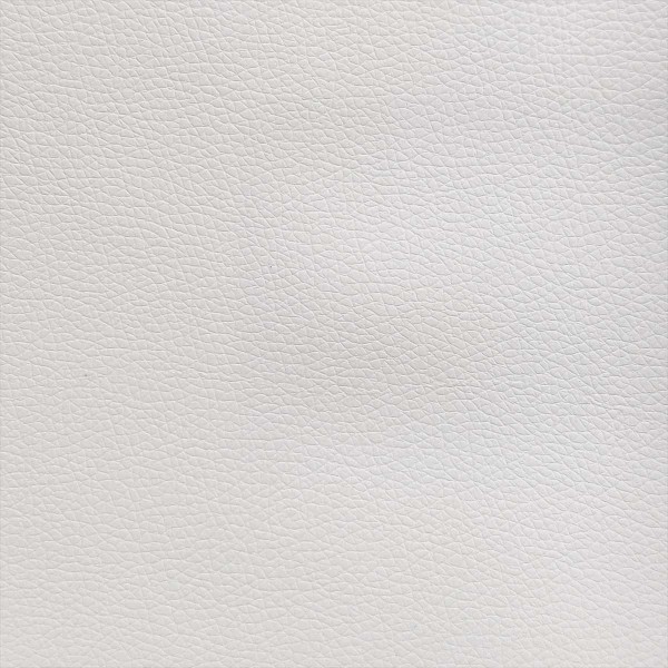 Toledo White Faux Leather Upholstery Fabric