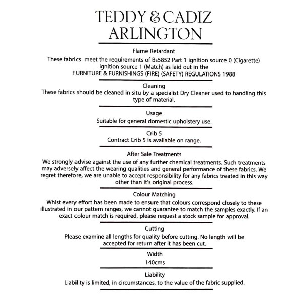 beige Borg Upholstery Fabric caring instructions