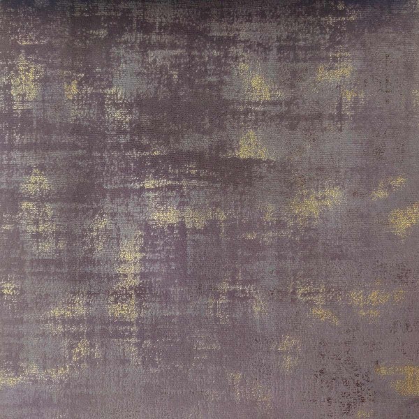 Seville Mulberry & Brushed Gold Fabric | Beaumont Fabrics