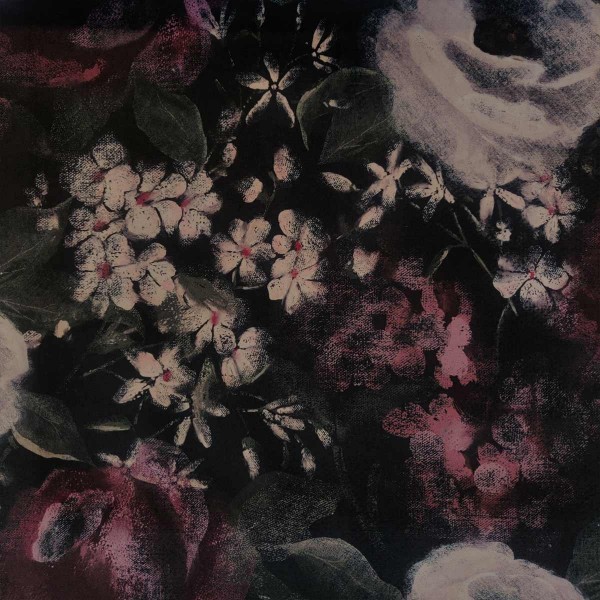 Prints Vol 1 Blossom Aubergine Velvet Upholstery Fabric