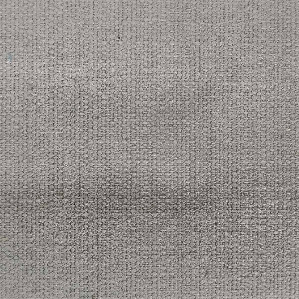 Zenith Silver Plain Weave Upholstery Fabric