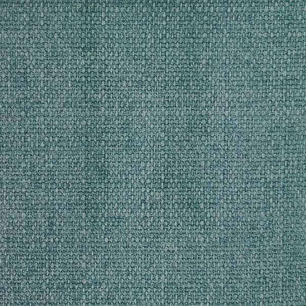 Zenith Teal Plain Weave Upholstery Fabric