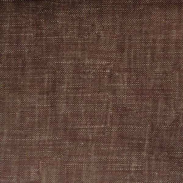 Raffles Cocoa Velvet Linen Upholstery Fabric - SR16306