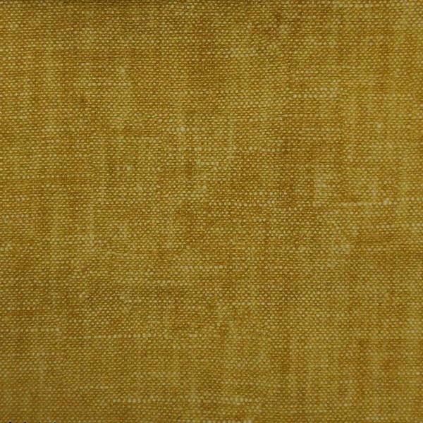 Raffles Mustard Velvet Linen Upholstery Fabric - SR16316