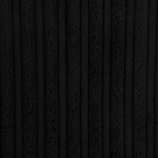 Conway Black Jumbo Cord Upholstery Fabric