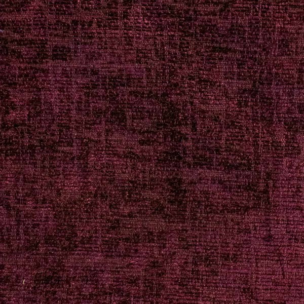 Carlton Aubergine Modern Chenille Upholstery Fabric