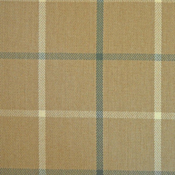 Piazza Latte Window Pane Upholstery Fabric - PIA1617 | Beaumont Fabrics