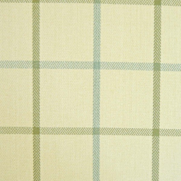 Piazza Cream Window Pane Upholstery Fabric - PIA1624 | Beaumont Fabrics