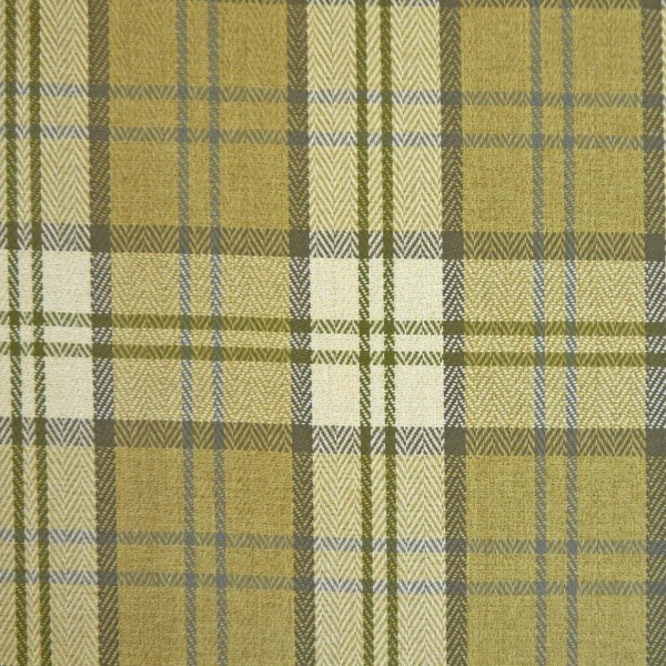 Piazza Mustard Plaid Upholstery Fabric - PIA1631