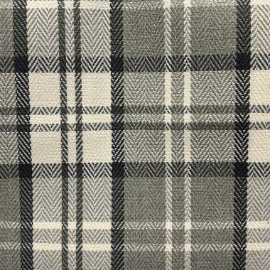 Piazza Granite Plaid Upholstery Fabric - PIA1632